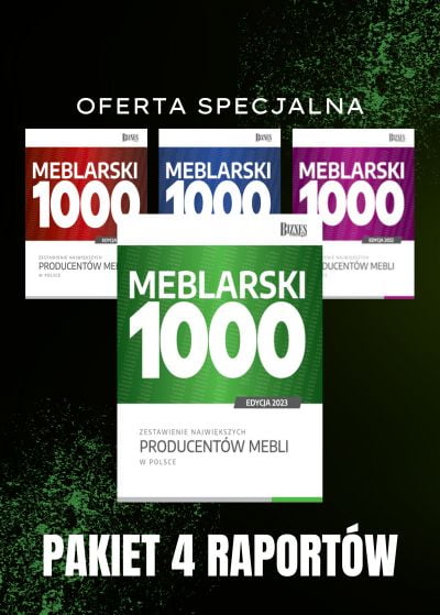 Pakiet Meblarski 1000 - wersja podstawowa, oferta specjalna, okładki edycji 2023, 2022, 2021, 2020