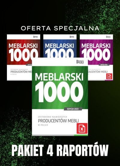 Pakiet Meblarski 1000 - wersja rozszerzona, oferta specjalna, okładki edycji 2023, 2022, 2021, 2020