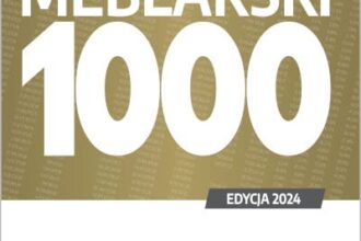 Okładka raportu Meblarski 1000 - zestawienie największych producentów mebli w Polsce edycja 2024 - wersja podstawowa